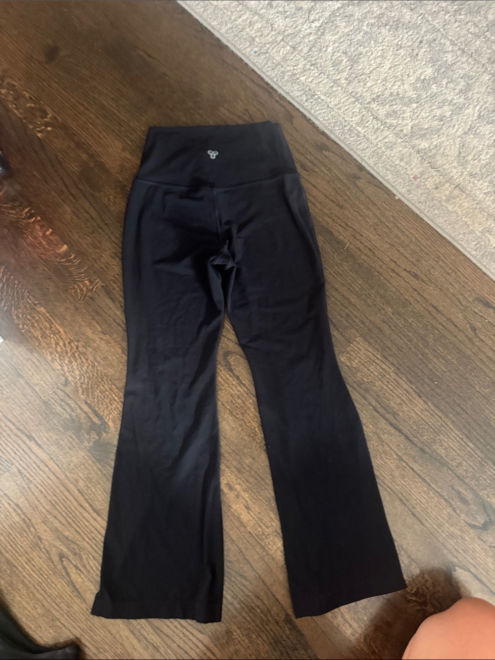 Aritzia woman Black Flared Leggings
